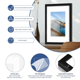 PEALSN durable MDF backing detail, supports photos and keeps frames stable.