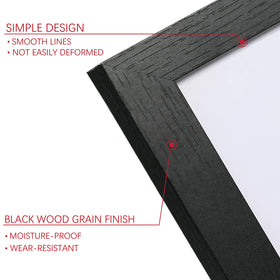 PEALSN frame can hang horizontally or vertically for gallery setups.