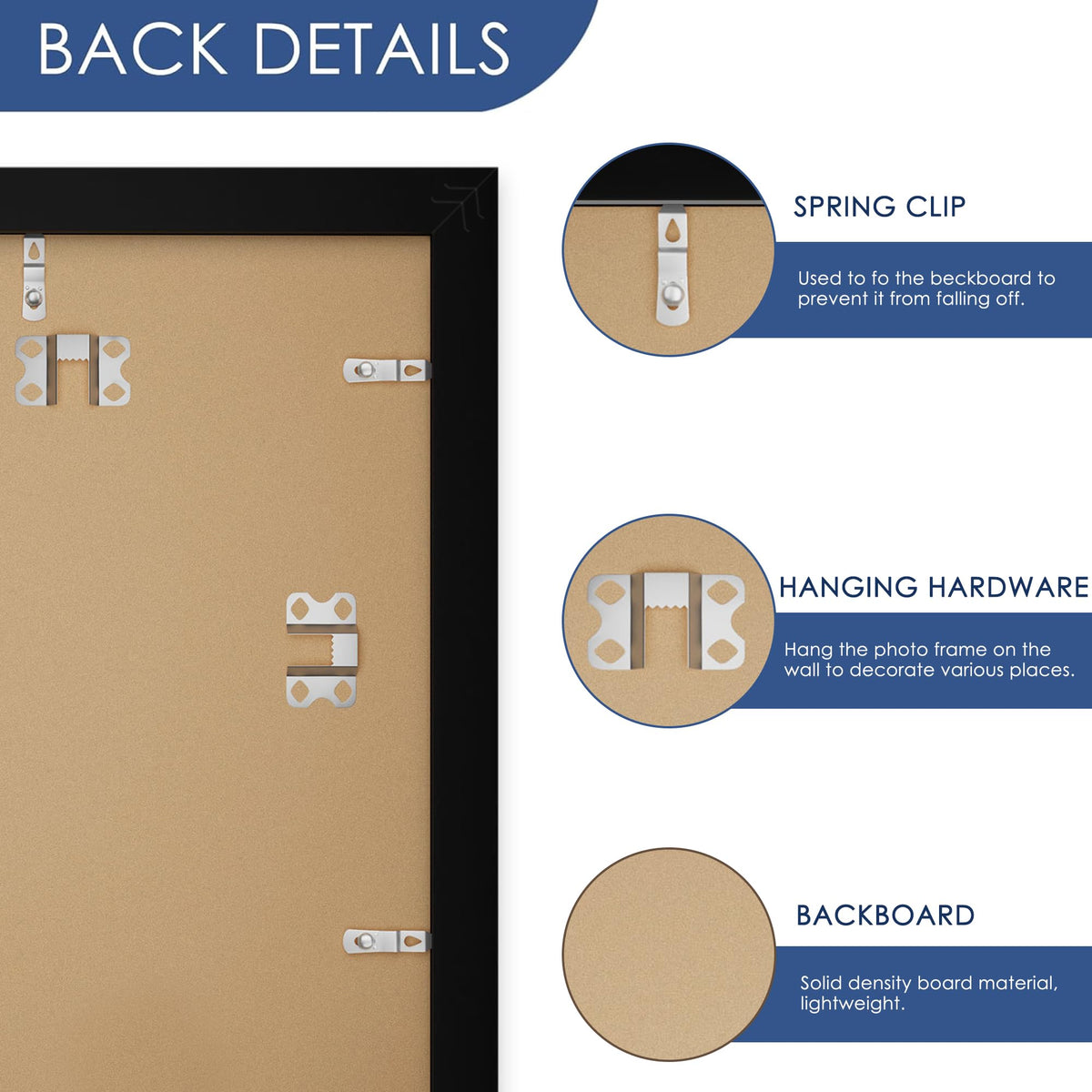 PEALSN easy-hang hardware enables quick wall mounting
