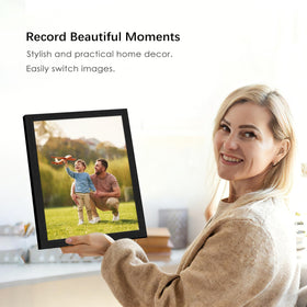 PEALSN frames enable versatile wall galleries or mantel displays.