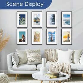 PEALSN wall collage display image, showing versatile vertical and horizontal orientation for customized wall art.