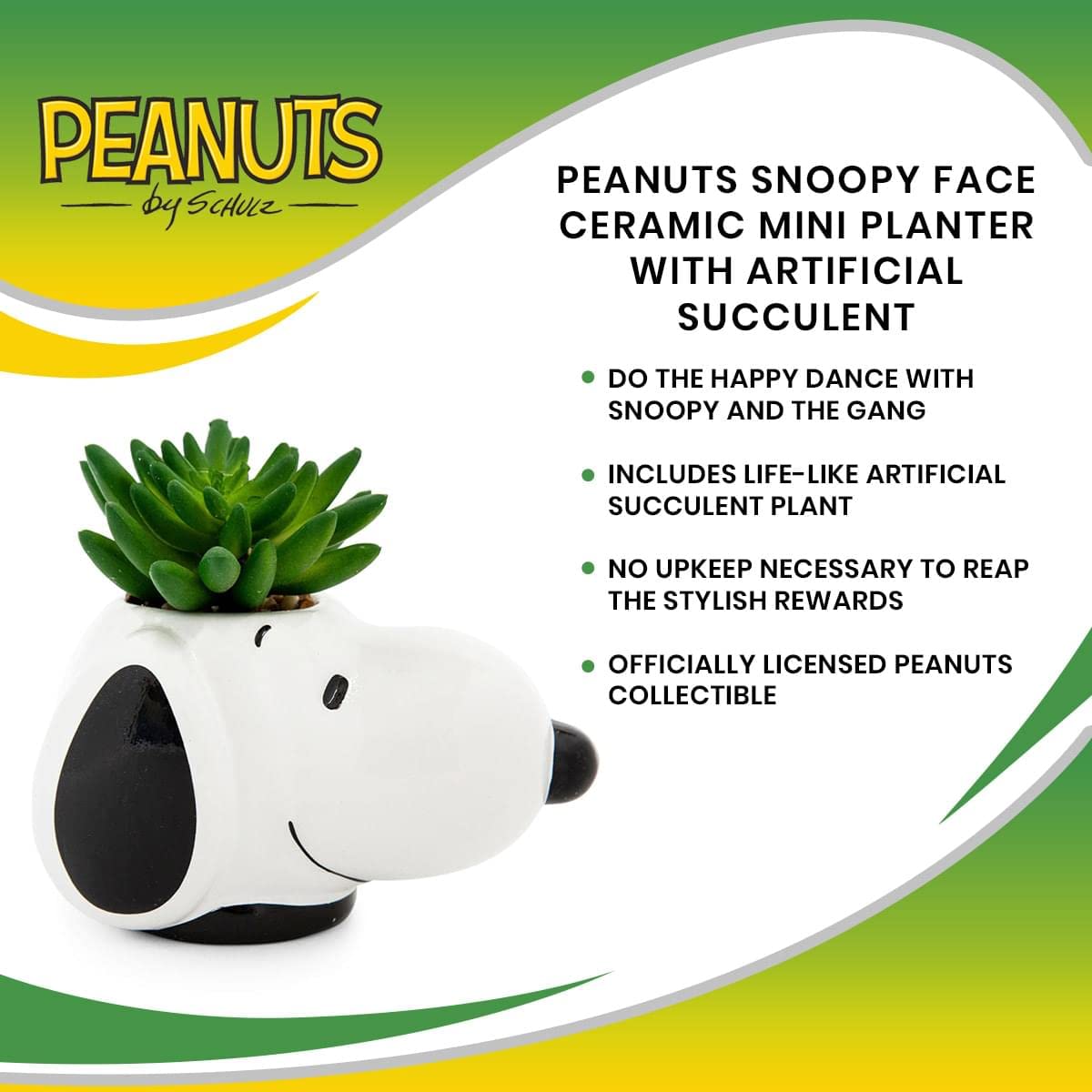 Peanuts collectors gift planters delight Charlie Brown enthusiasts.