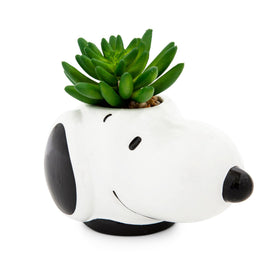 Peanuts Snoopy desk-shelf decor adds whimsy to compact spaces.