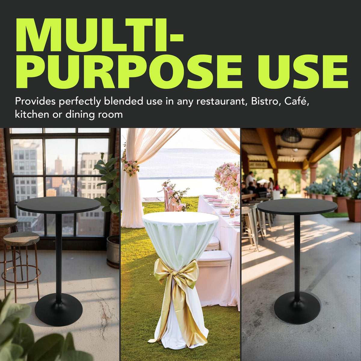 Pearington Santina table shown for indoor-outdoor versatility.
