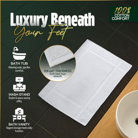Pearl Linens OEKO-TEX certified bath mat safe for sensitive skin