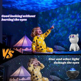 Pedica Galaxy Projector ceiling-view delivers immersive sky scenes for bedtime and play.