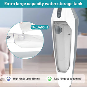 PEEH steam mop with 400 ml tank providing up to 30 minutes of steam