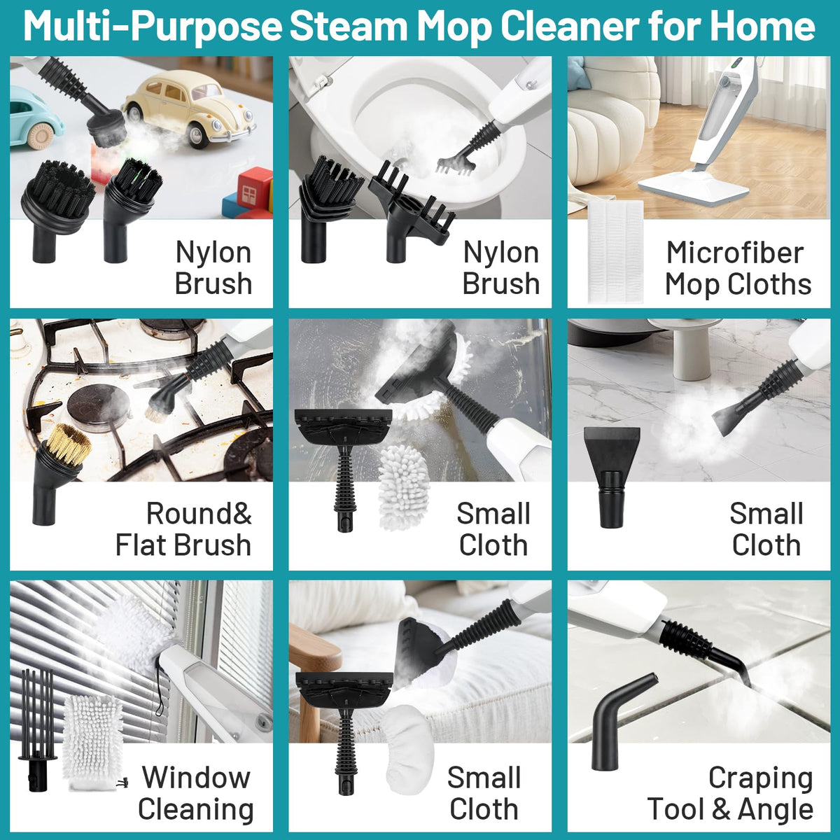 PEEH carpet glider included for carpet refreshment