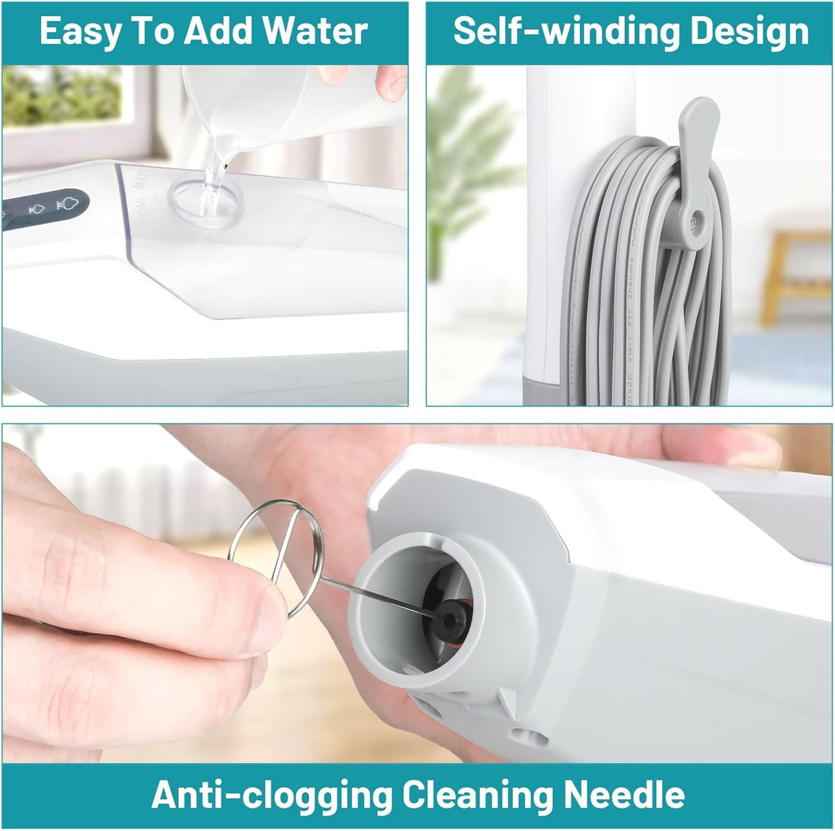 PEEH handheld mode with attachments for windows and fabrics