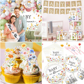 Peghoqu Baby in Bloom cupcake toppers add charm to treats and photos.