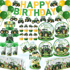 Peghoqu tractor banner decor for birthday celebrations adds farm vibe