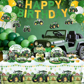 Peghoqu tractor swirl hanging decorations create playful farm ambience