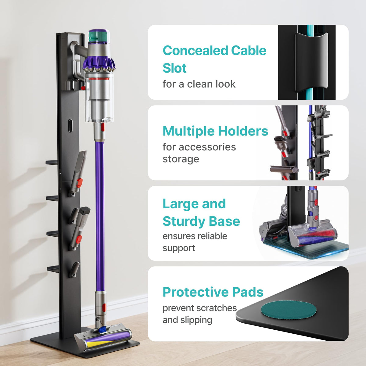 PEGZONE vacuum stand drill-free assembly for quick setup