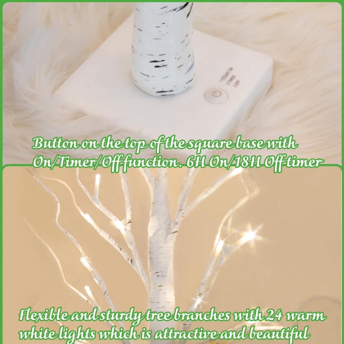 PEIDUO versatile holiday centerpiece for Christmas and more