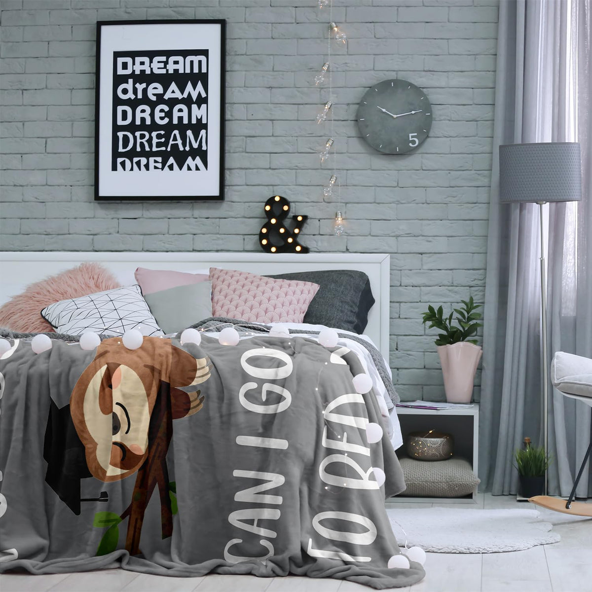 Peliny Chrid graduation throw cozy-sofa-snuggle offers light warmth for movie nights.