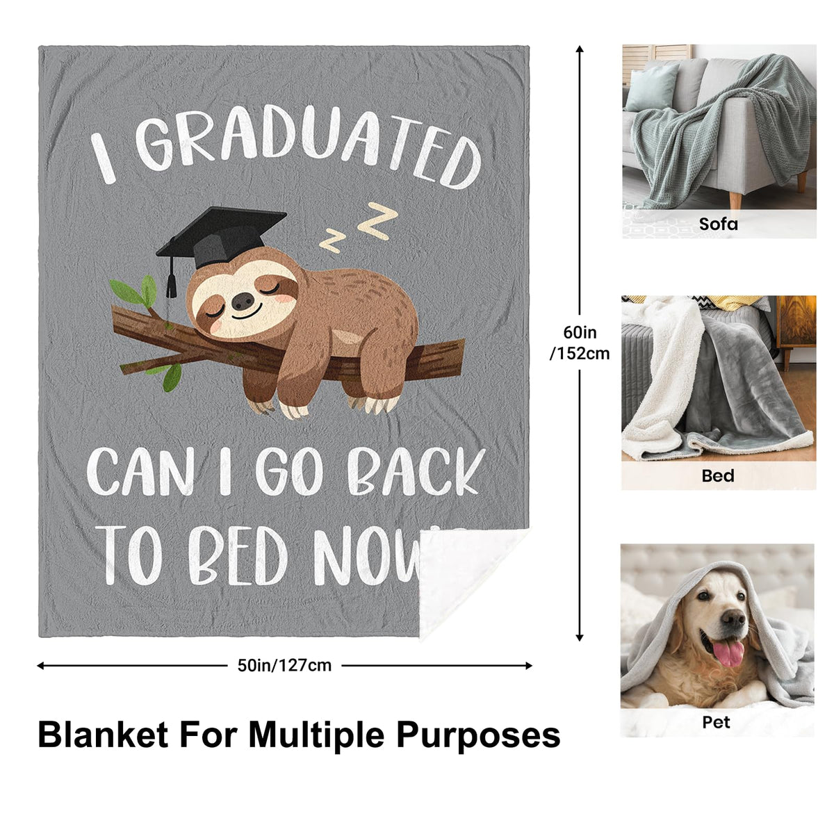 Peliny Chrid graduation throw gift-ready-packaging makes gifting easy.