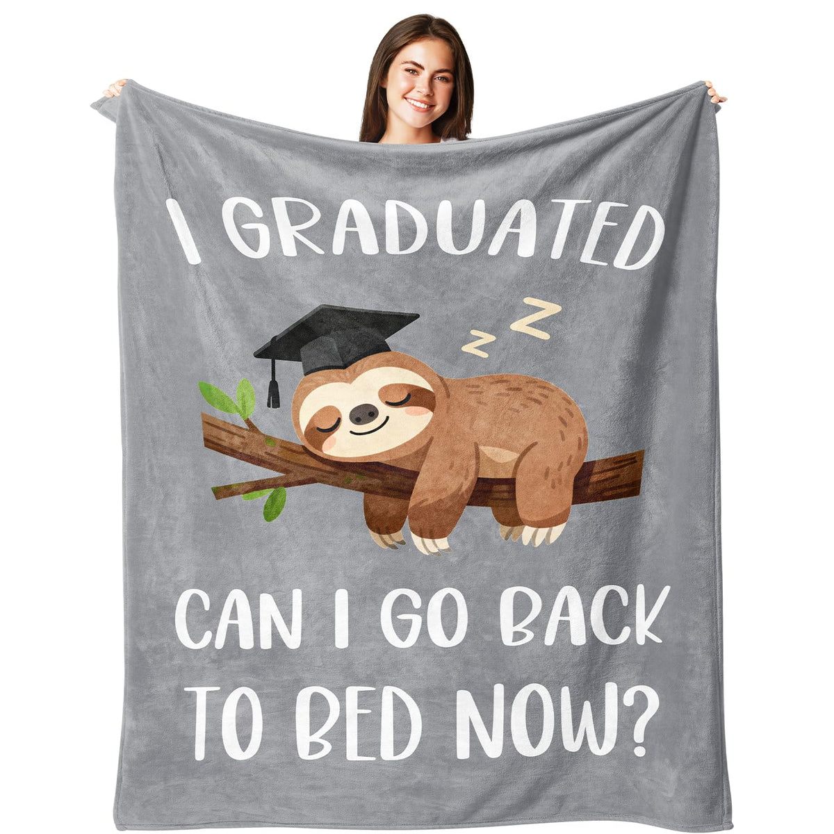 Peliny Chrid graduation throw soft-fleece-blanket delivers plush warmth for cozy evenings.