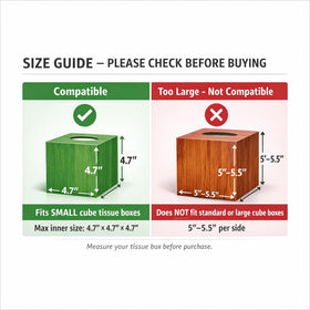 PEMAR bottom-load tissue holder blue for easy replacement