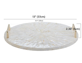 PEMAR decorative centerpiece tray suitable for candles and trinkets.