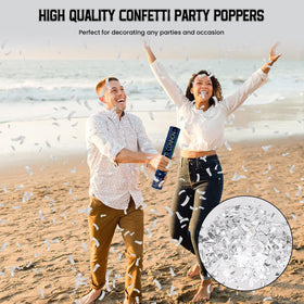 PEMUISE silver confetti ready for photo moments