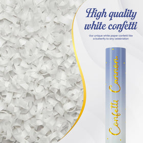 PEMUISE white confetti cannon shoots up to 15 feet for festive moments