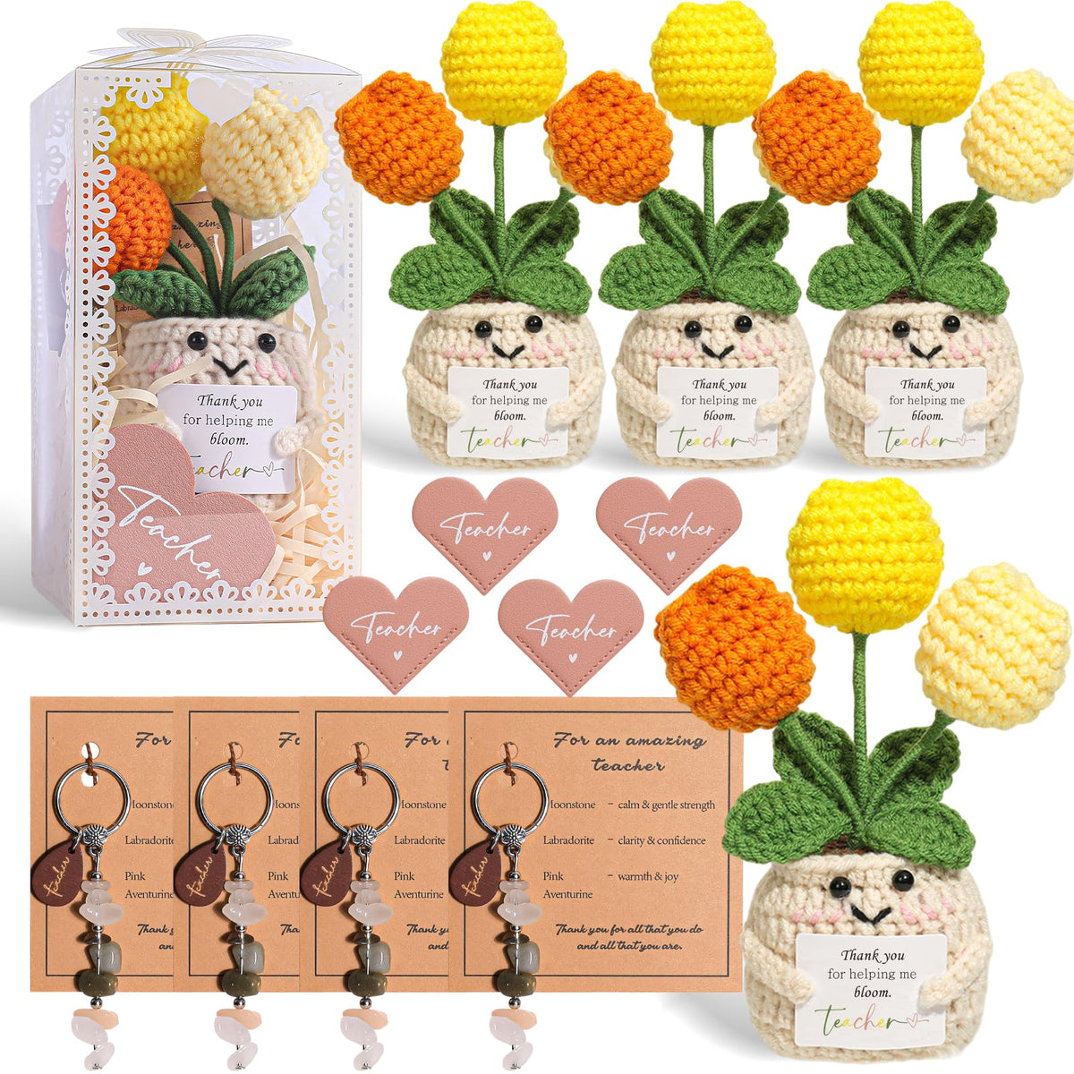 Pengtai crochet flower dolls kai touch: teacher appreciation visual focus
