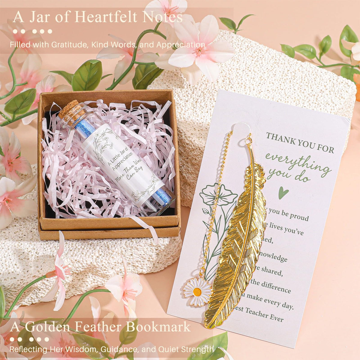 Pengtai gratitude message bottle offers a personal keepsake for teachers