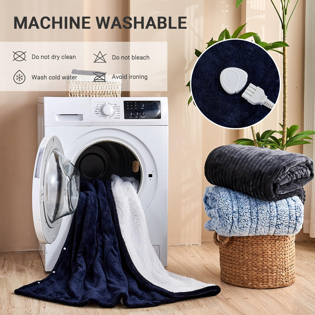 Pengzhu blanket being air-dried to demonstrate simple maintenance