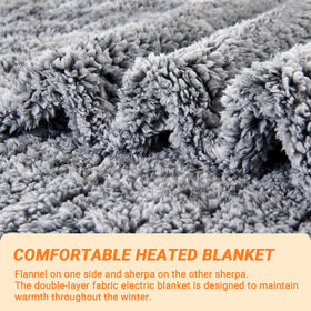 Pengzhu Technology heated blanket is machine washable with detachable controller.