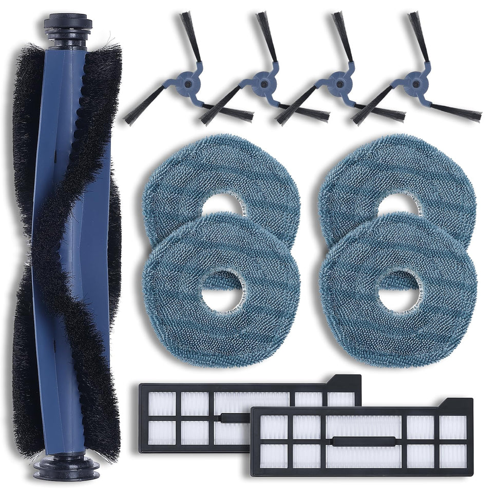 Penkineer eufy X10 Pro Omni roller brush enhances debris pickup on hard floors.