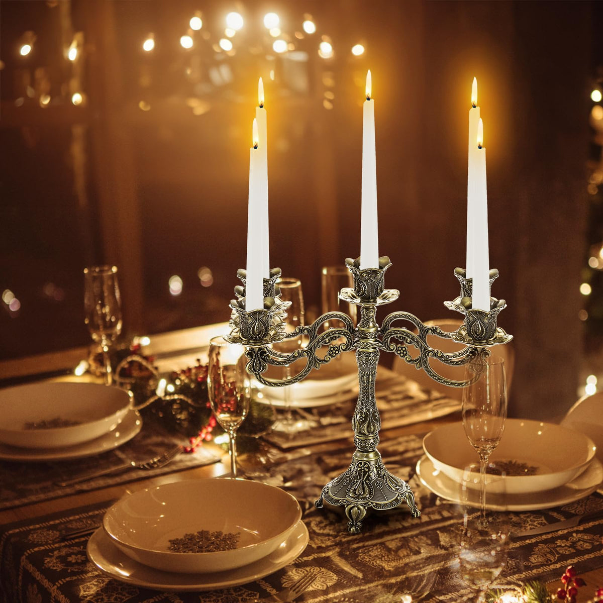 Peohud candelabra makes a thoughtful gift for anniversaries and holidays.