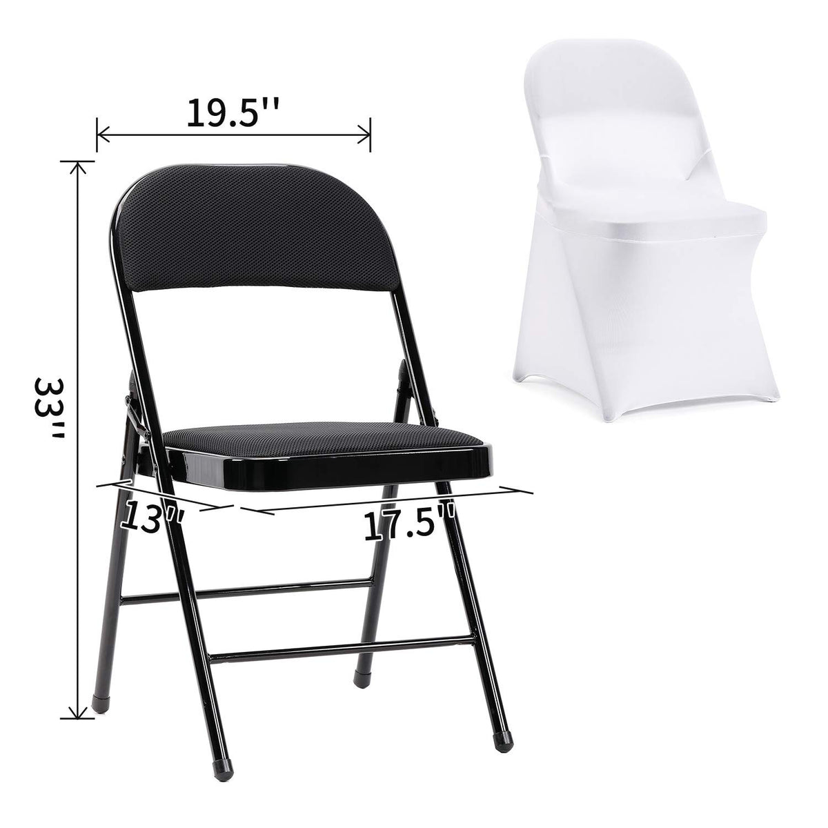 Peomeise stretch chair cover white decor ideal for banquets and ceremonies.