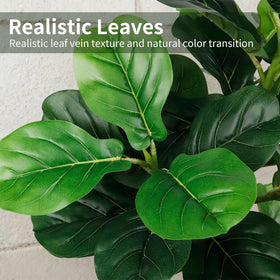 Close-up of PEPEUNI leaves showing realistic veining and color variation.