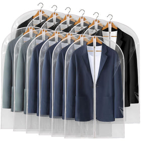 Perber 40-inch all-clear garment bag for easy outfit selection and protection