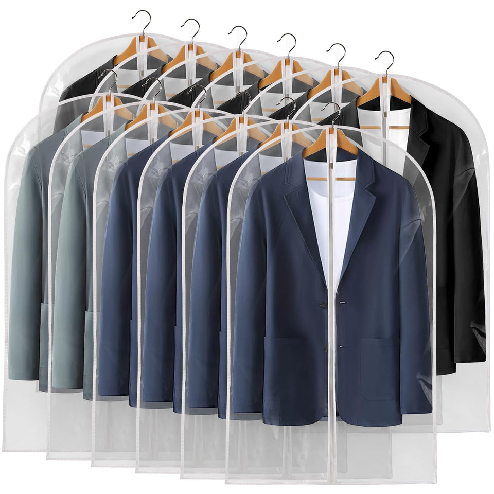 Perber 40-inch all-clear garment bag for easy outfit selection and protection