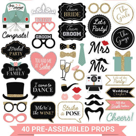 Perfect Occasion pink smile sign prop for vibrant wedding photos