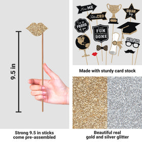 Perfect Occasion real glitter props sparkle in celebrations.