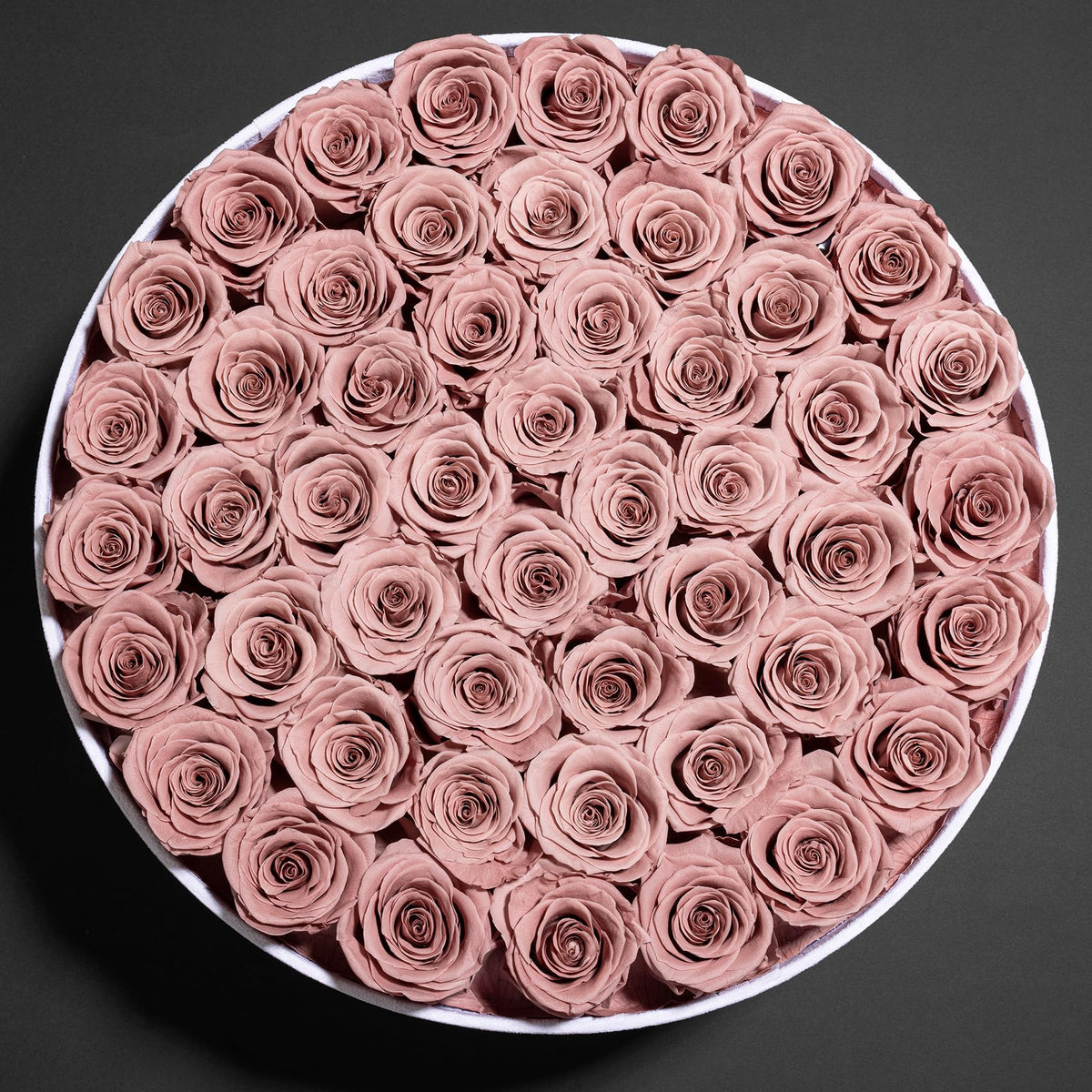 Perfectione Roses home decor dusty-rose preserved flowers brighten any room.