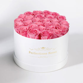 Perfectione Roses pink-preserved-rose close-up showcases long-lasting beauty for keepsakes.