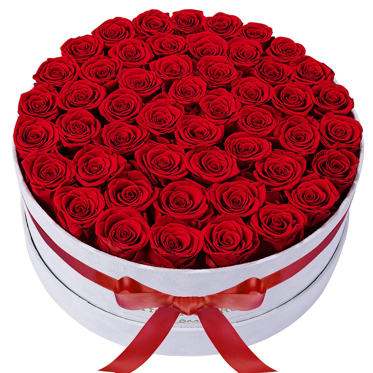 Perfectione Roses velvet box 50-piece collection displays long-lasting color for home decor