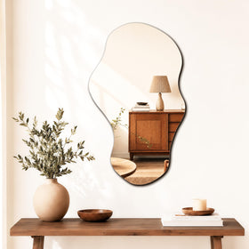 PERFNIQUE cloud frameless mirror ideal for bathroom vanity reflections