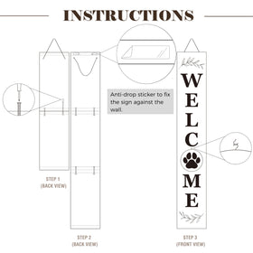 Gift-ready Perfnique welcome sign packaging for housewarmings and holidays.