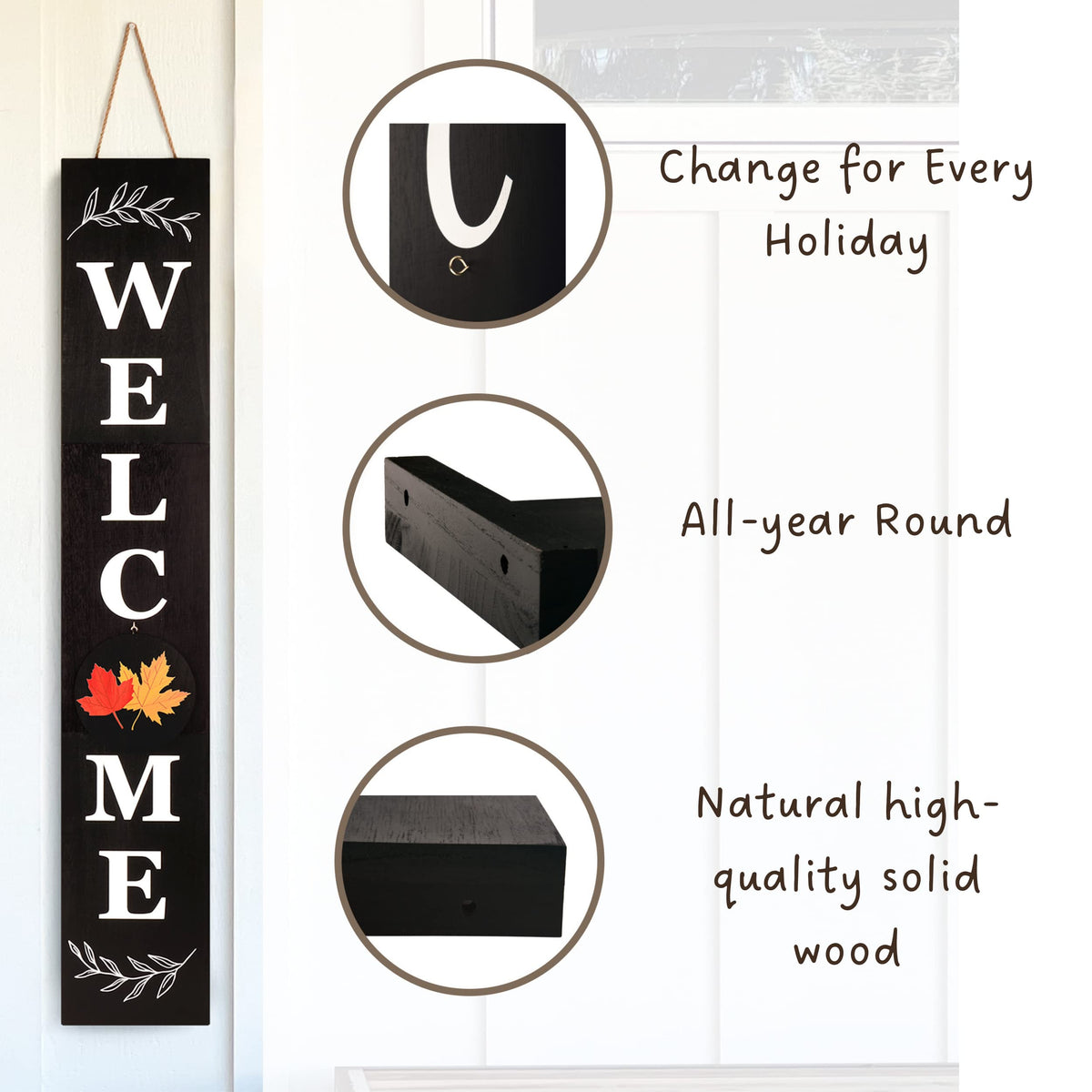 Traceless tape helps keep the Perfnique sign stable on windy days.