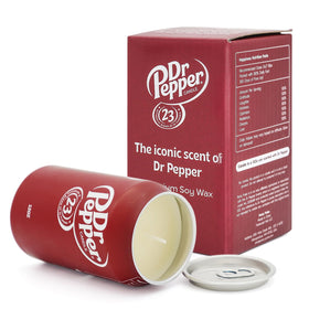Perky Pulse Dr Pepper Candle authentic 12oz size looks real