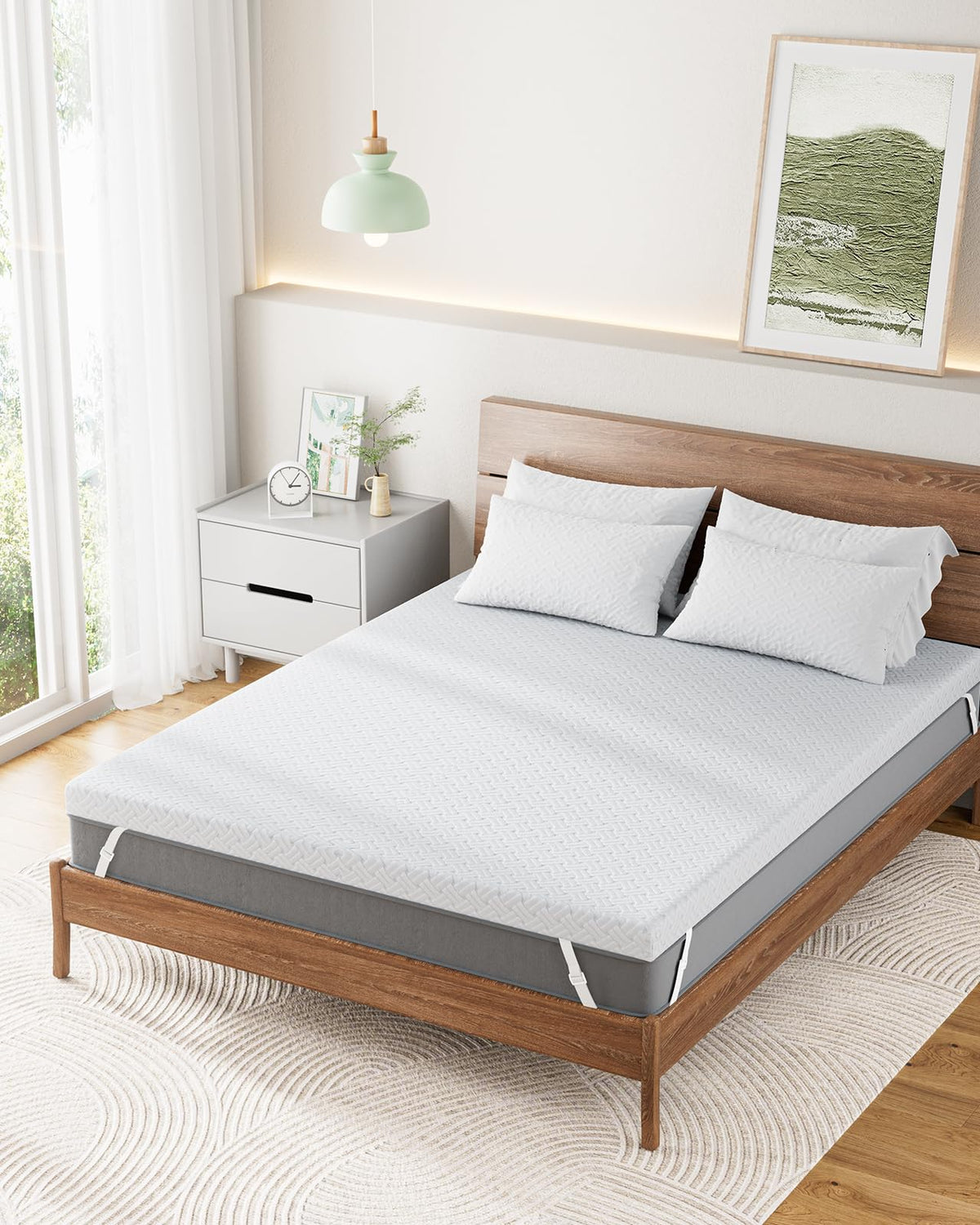 PERLECARE dorm and RV use topper for versatile comfort on the go.