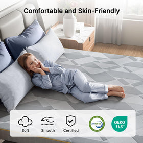 PERLECARE bamboo cover offers breathable, skin-friendly comfort.