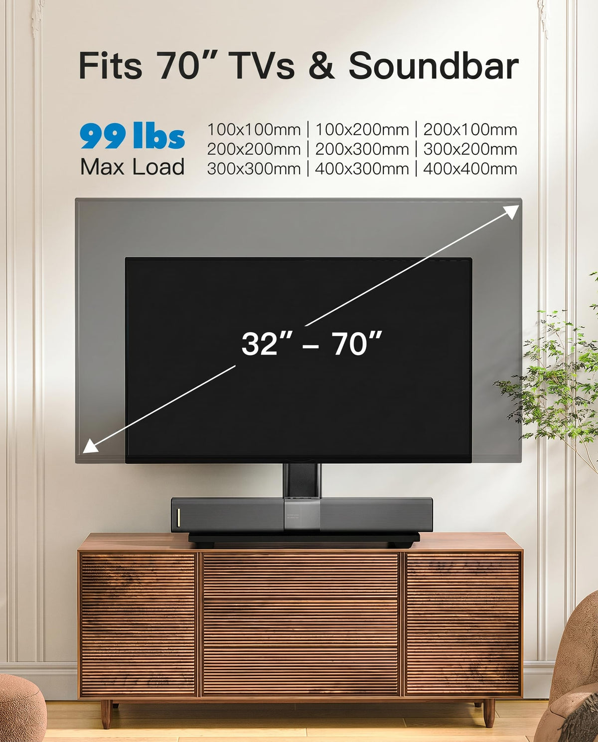 PERLESMITH 8-height adjustable system lets you set eye level viewing.