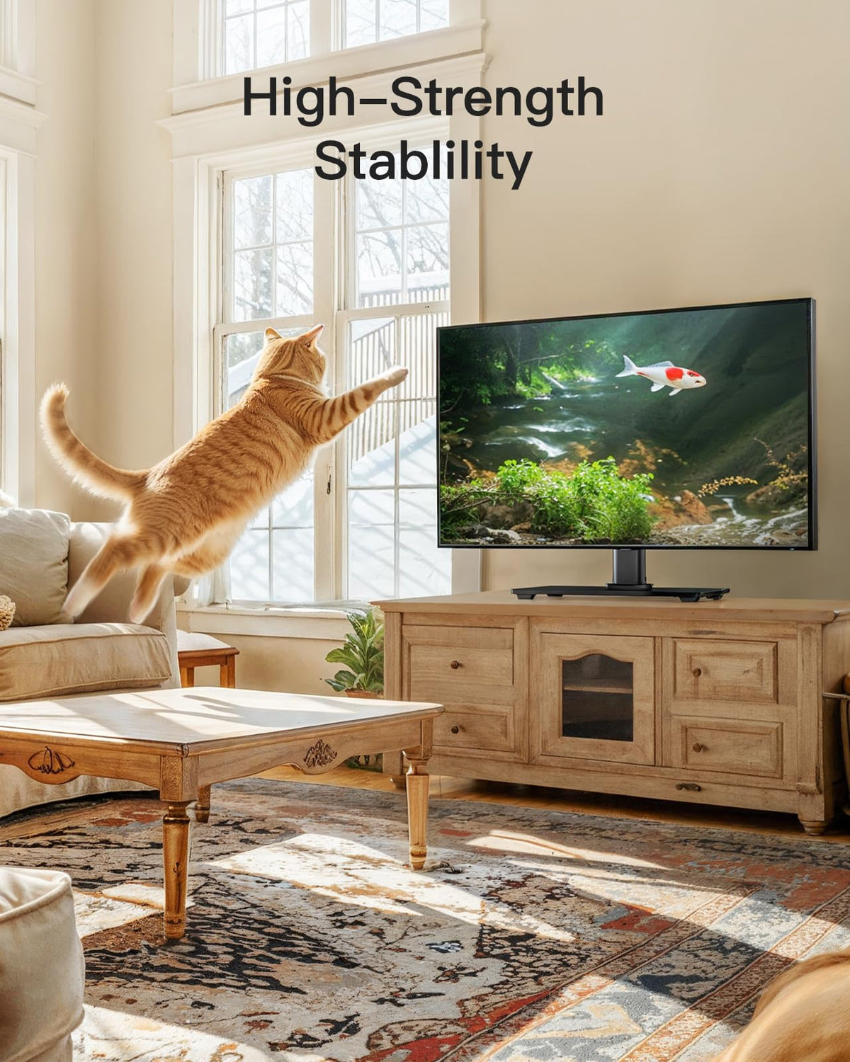 PERLESMITH tempered-glass base adds style and stability.