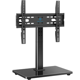 PERLESMITH universal TV stand supports 32–70 inch TVs for versatile living room setups.