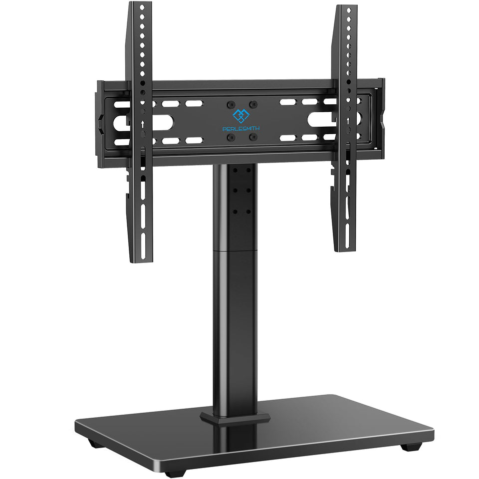 PERLESMITH universal TV stand supports 32–70 inch TVs for versatile living room setups.